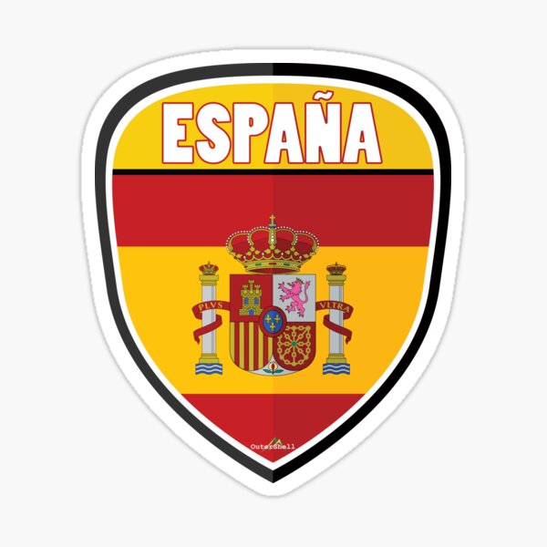 Item preview, SPAIN Shield Espana Spanish Sticker designed and sold by OuterShellUK.
