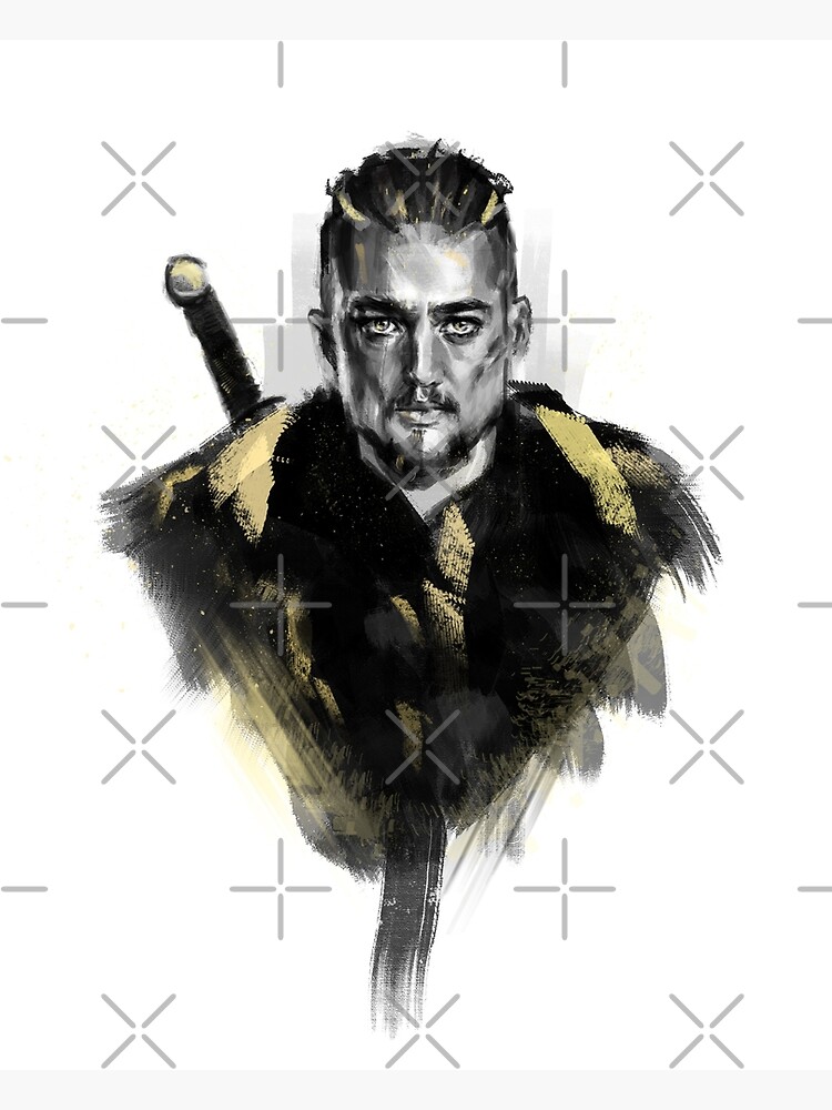 Uhtred of Bebbanburg in the books (the only drawing I could find