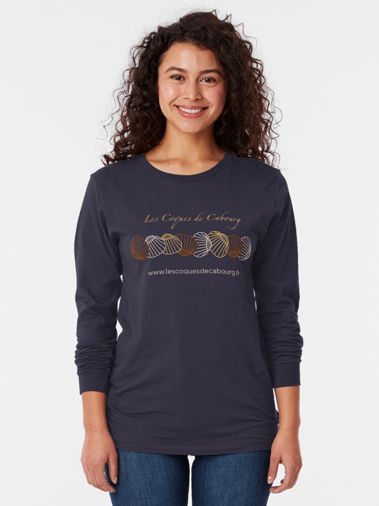 T-shirt manches longues ''Les Coques de Cabourg Officiel' : autre vue
