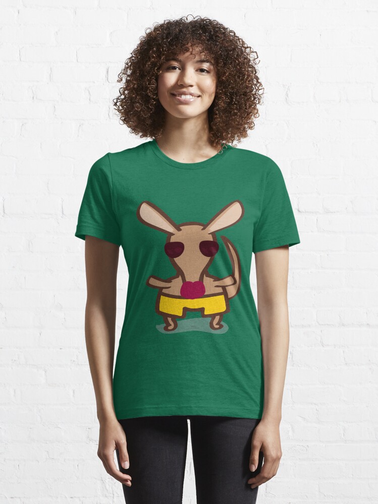 Alternate view of Cute Kangaroo by Roley. Essential T-Shirt