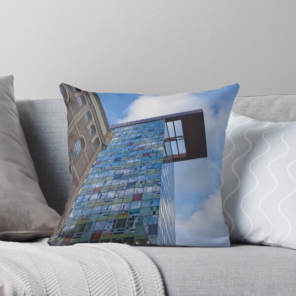 Item preview, Colourful Building At The Media Harbour designed and sold by rawshutterbug.