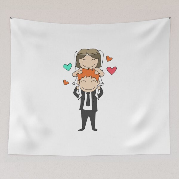 Item preview, Wedding bridal couple gift Bride Groom Marriage designed and sold by Franja2.