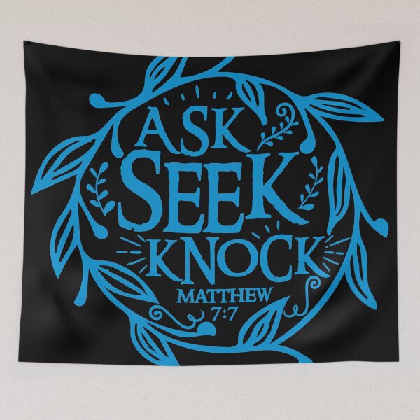 Item preview, Matthew 7:7 designed and sold by plushism.