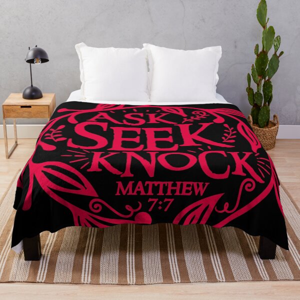 Item preview, Matthew 7:7 designed and sold by plushism.