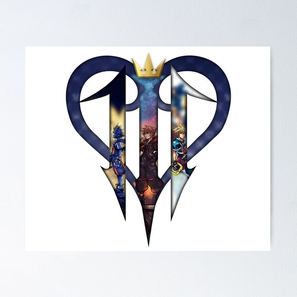 Vista previa del artículo con la obra «Trilogía de Kingdom Hearts», diseñado y vendido por Jyrz.