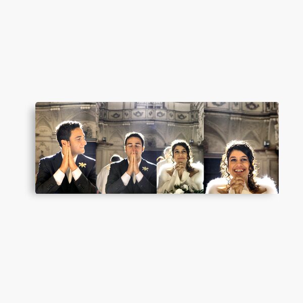 Just married Canvas Print