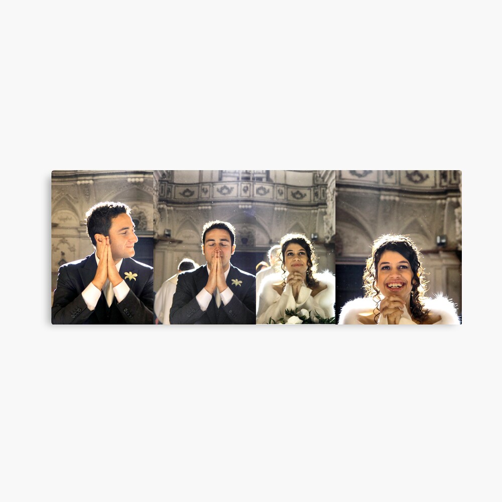 Just married Canvas Print