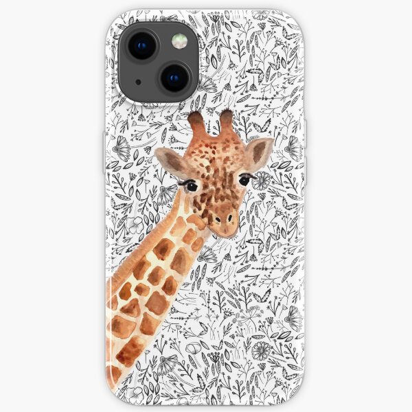 Aquarell Giraffe iPhone Flexible Hülle