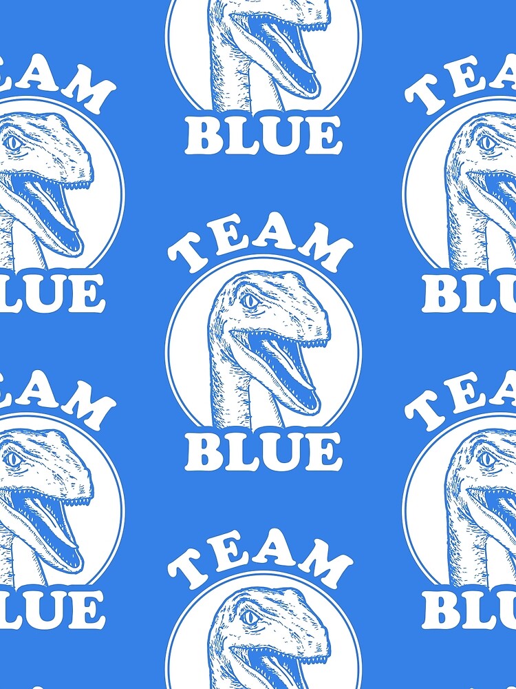 Thumbnail 3 of 3, Scarf, Team Blue Raptor designed and sold by Tabner.