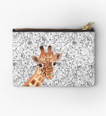 Watercolor Giraffe Studio Pouch