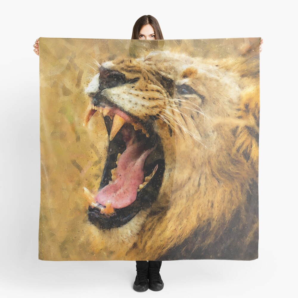 Wild Lion Scarf
