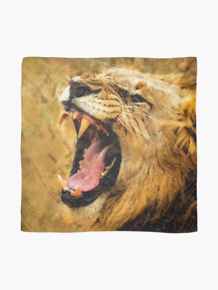 Alternate view of Wild Lion Scarf