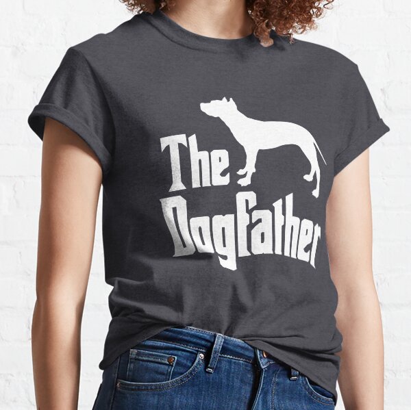 Item preview, The Dogfather American Staffordshire Terrier / Amstaff Dog funny gift idea designed and sold by HEJAshirts.