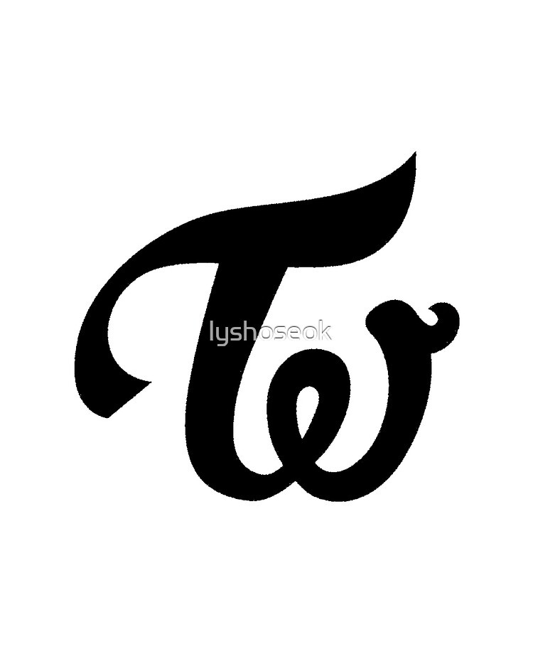 Twice Logo Black Ipad Case Skin By Lyshoseok Redbubble