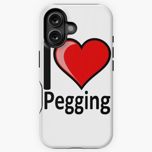 Aperçu de l'œuvre Rude - J'adore le pegging, cadeau de Saint-Valentin secret du Père Noël créée et vendue par partybitz.