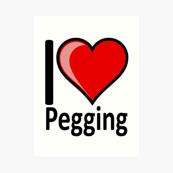 Pegging Art Prints | Redbubble