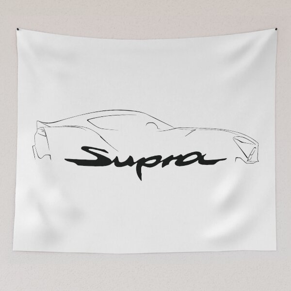 Aperçu de l'œuvre Silhouette de la Toyota GR Supra MK5 créée et vendue par pr0xy.