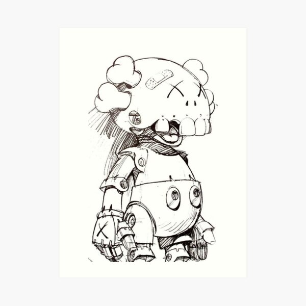 Kaws Toy Art Print