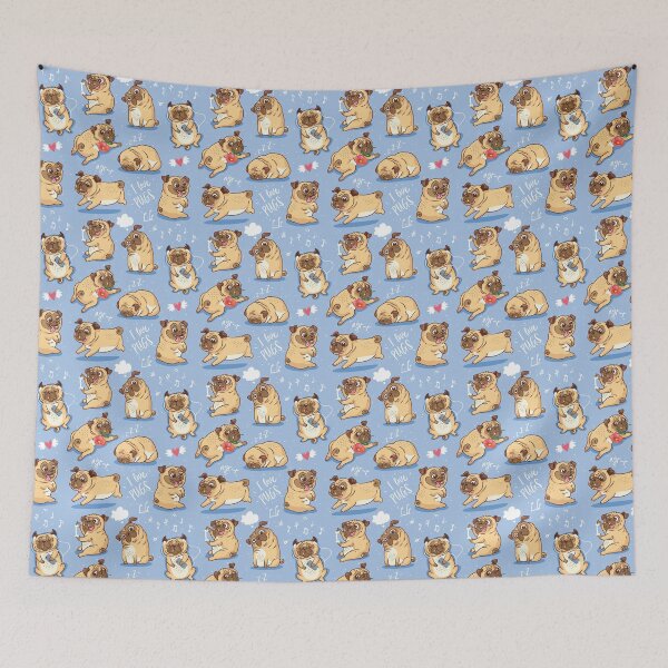 Item preview, I Love Pugs designed and sold by iamdanry.