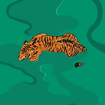 Artwork thumbnail, Tiger by daruchan