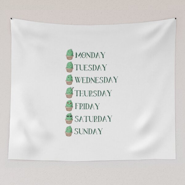 Item preview, Funny Days of the Week designed and sold by MarinaBDesigns.