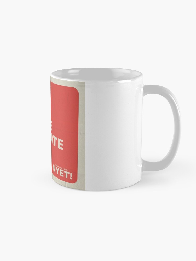 Thumbnail 5 of 6, Coffee Mug, Adequate Food Mug designed and sold by NYET! - a Brexit UK Border Farce.
