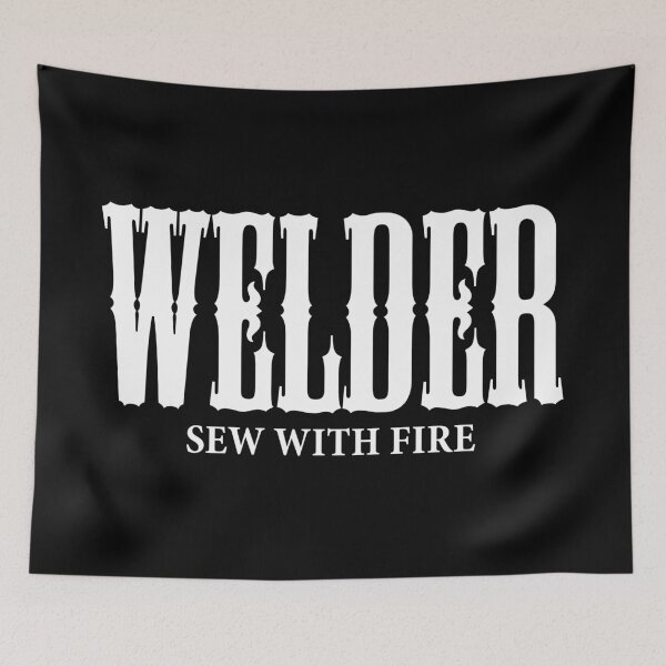 Item preview, Welder Quote Sew With Fire designed and sold by EddieBalevo.