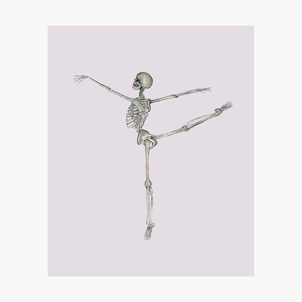 Ballerina Skeleton: Ballet Gift" Poster osuariumfloreus | Redbubble