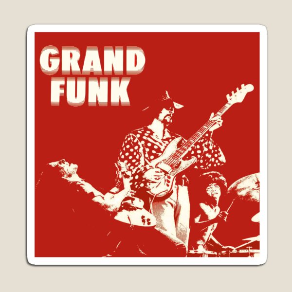 GRAND FUNK RAILROAD album discography magnet (3.75 x 4.75 magnet)