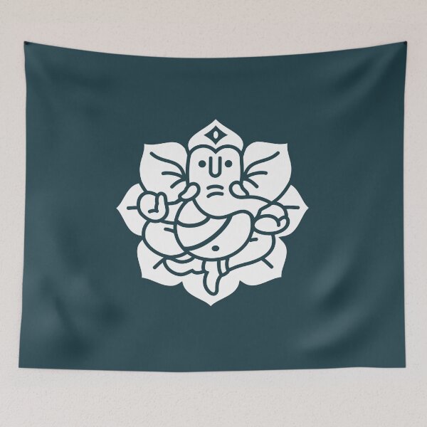 Item preview, Ganesh Ganesa Ganapati Elephant 2 (white) designed and sold by Mystic-Land.