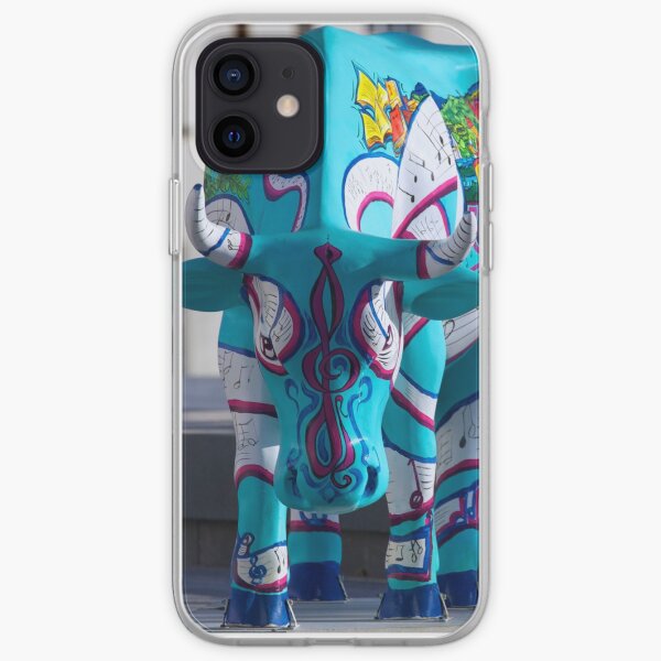 Painted Cow by Cathedral Youth, Ebrington Square Derry iPhone Soft Case