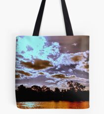 Over Golden Waters Tote Bag