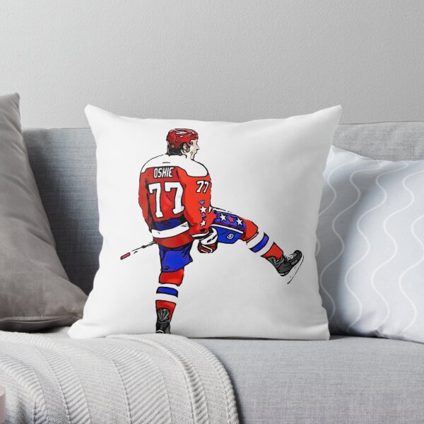 TJ Oshie Throw Pillow