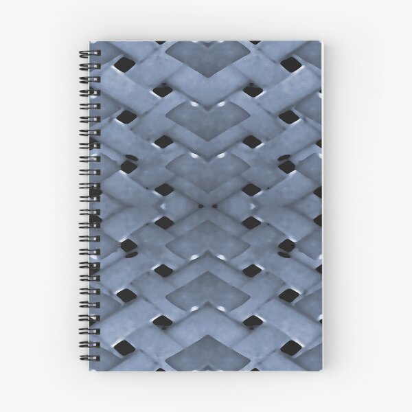 Item preview, Futuristic Grid Pattern Design Print in Blue Tones designed and sold by DFLC Prints.