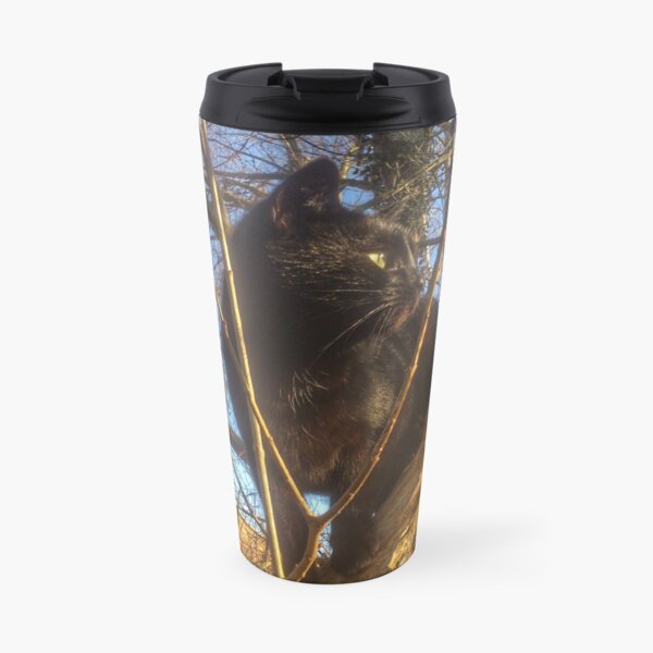 Cat Morle on the lilac Travel Mug
