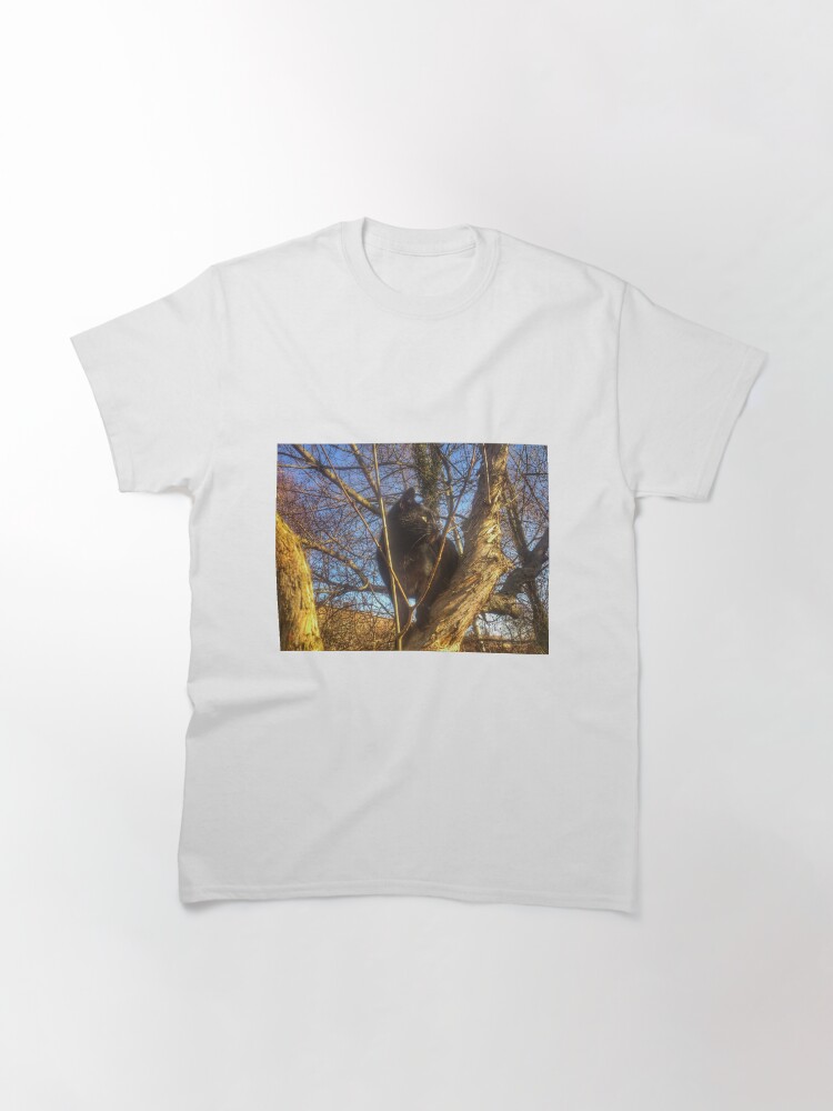 Alternative Ansicht von Katze Morle auf dem Flieder Classic T-Shirt