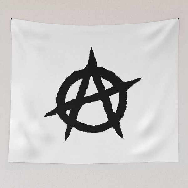 Item preview, anarchy symbol black designed and sold by tony4urban.