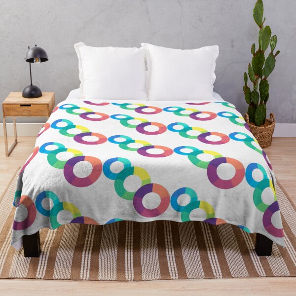 Item preview, Simple colourful pattern colourful donut chart designed and sold by Urban Binge.