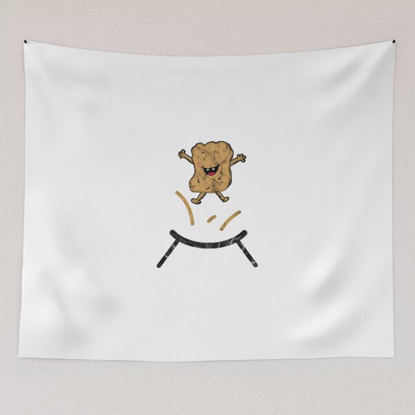 Item preview, Jumping chicken nugget trampoline designed and sold by lsvds.