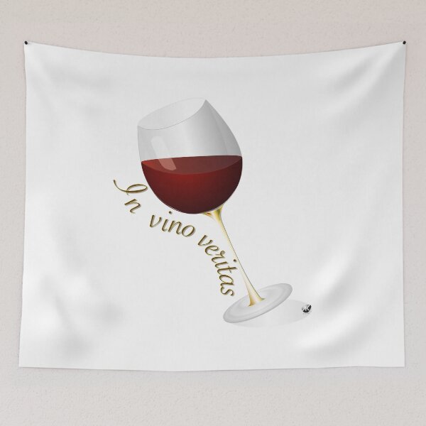 Item preview, Glass of red wine. In vino veritas designed and sold by Alexandra Kueny.
