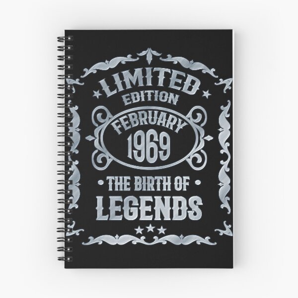 Item preview, Born in February 1969 - gift for 50th birthday T-shirt designed and sold by Dubbra.