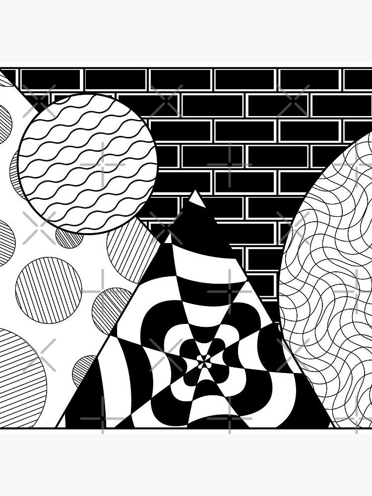 Zentangle pattern drawing Postcard for Sale by miasdrawings