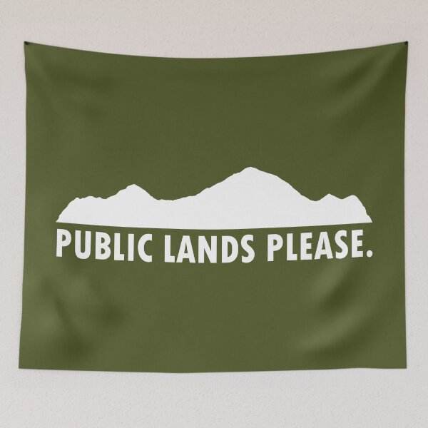 Item preview, Public Lands Please designed and sold by Esskay Designs.