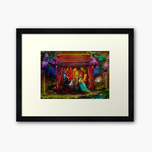 A Mad Tea-Party Framed Art Print