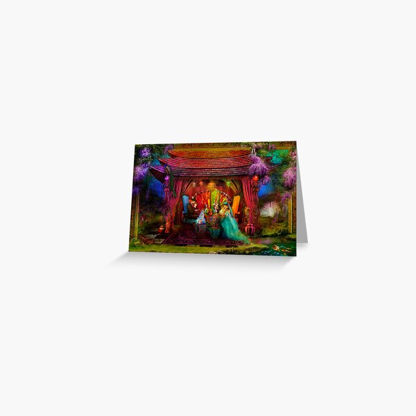 A Mad Tea-Party Greeting Card