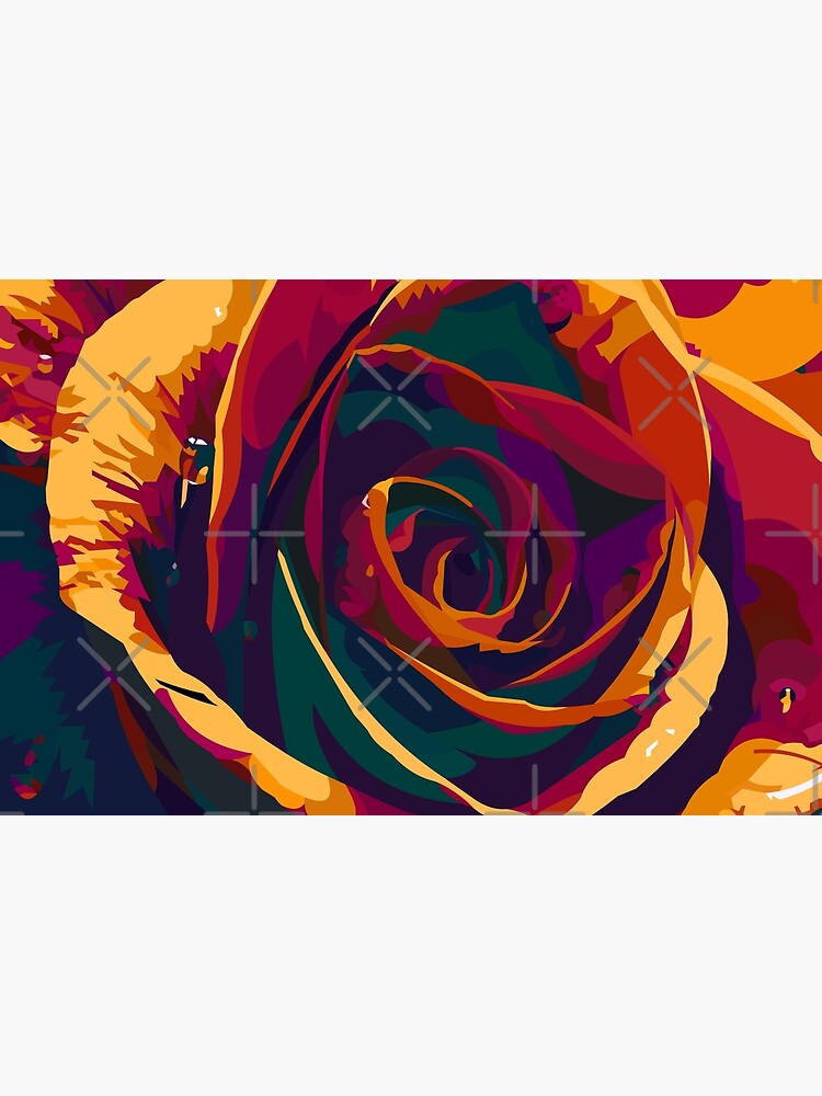 Rainbow rose by Elviranl
