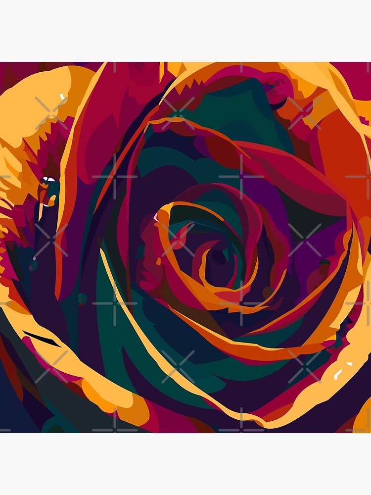 Rainbow rose by Elviranl