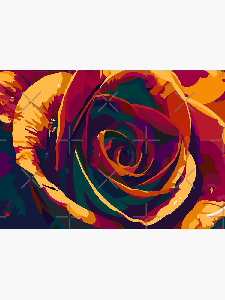 Rainbow rose by Elviranl