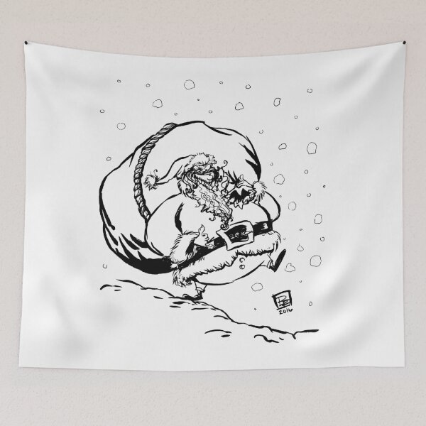 Item preview, Santa Claus is Coming designed and sold by Billi French Illustrations.