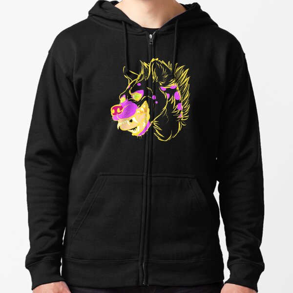 Pink Lemonade Hyena Zipped Hoodie